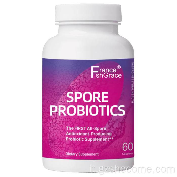 Probiotici basati su spore integratori di salute intestinale